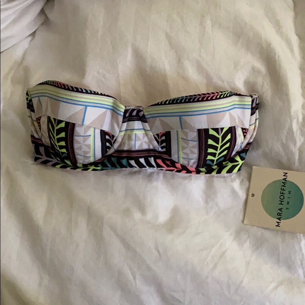 NEW WITH TAGS. Mara Hoffman bikini top. Size XS.